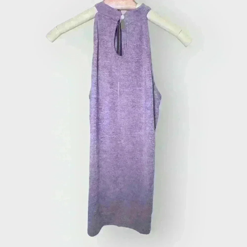 Purple  Halter-Style Tank Top - Picture 4 of 5